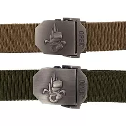Ceinture Militaire Boucle Gravée Légion Opex