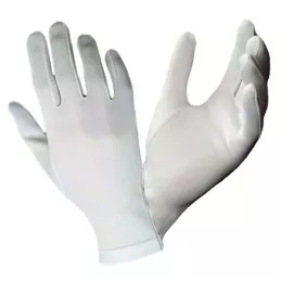 Gants de Cérémonie/Parade Blancs lisses