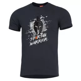 T-shirt MC Pentagon Spartan Warrior Noir