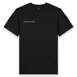 T-shirt Imprimé Sécurité Privée GK Safetek Noir