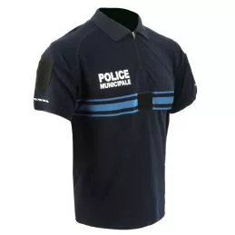 Polo Police Municipale Airflow DMB Bleu Marine