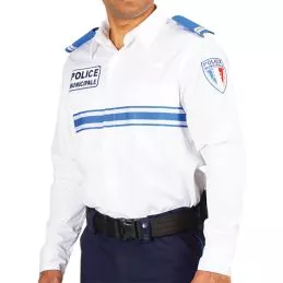 Chemise administrative Police Municipale GK Pro Blanche