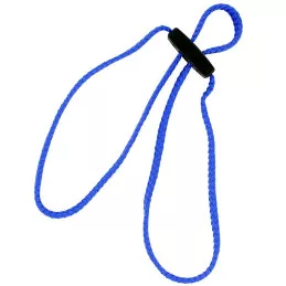 Menottes d'entrainement textiles bleu