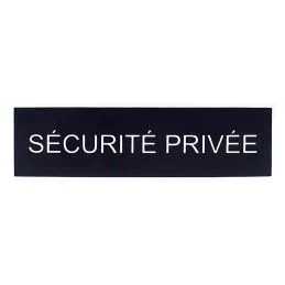 Bande rétroréfléchissante Sécurité Privée 10 x 28 cm