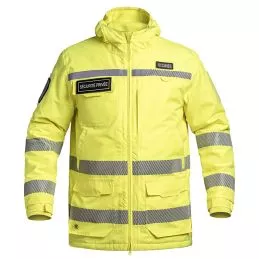Parka Hardshell WF 150 HV-TAPE Sécu-One Sécurité Privée A10 Equipment Jaune
