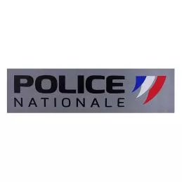 Bande rétroréfléchissante Police 7.5 x 28 cm avec Griffes Tricolores