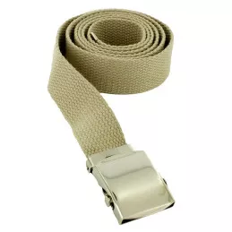 Ceinture toile F1 Beige