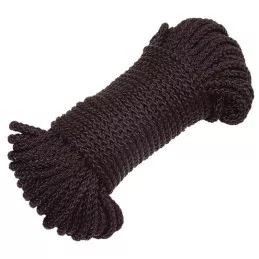 Corde para 15 mètres Noir de 4 mm de diamètre