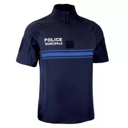 Chemise UBAS Police Municipale GK Pro Manches Courtes Bleu Marine