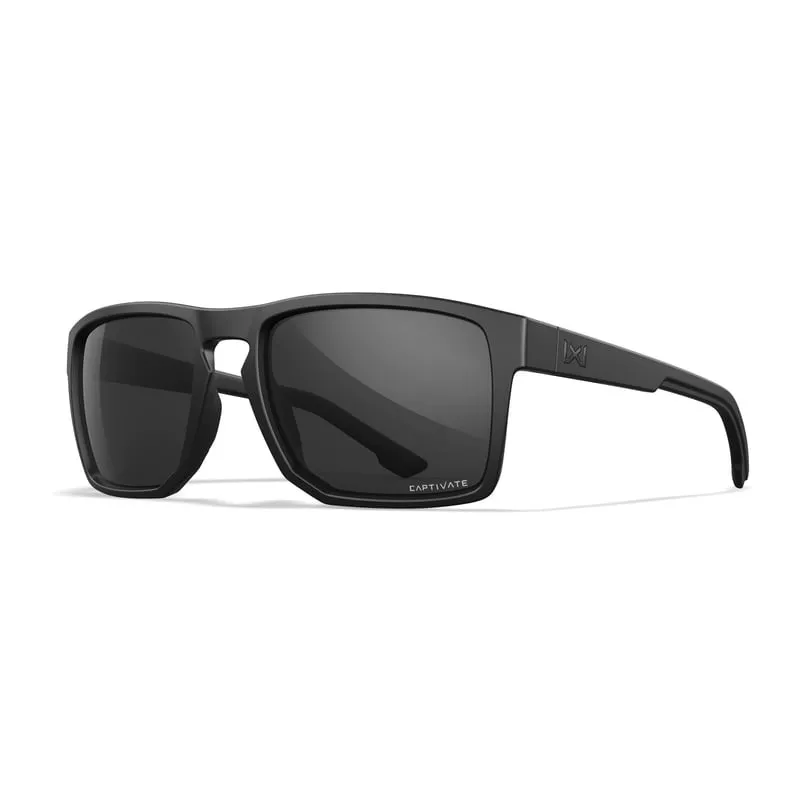 Vue trois-quarts côté droit des lunettes balistiques Wiley X Founder, mettant en avant les branches 