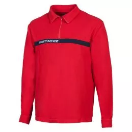 Chemise F1 coton Sécurité Incendie Cityguard Rouge