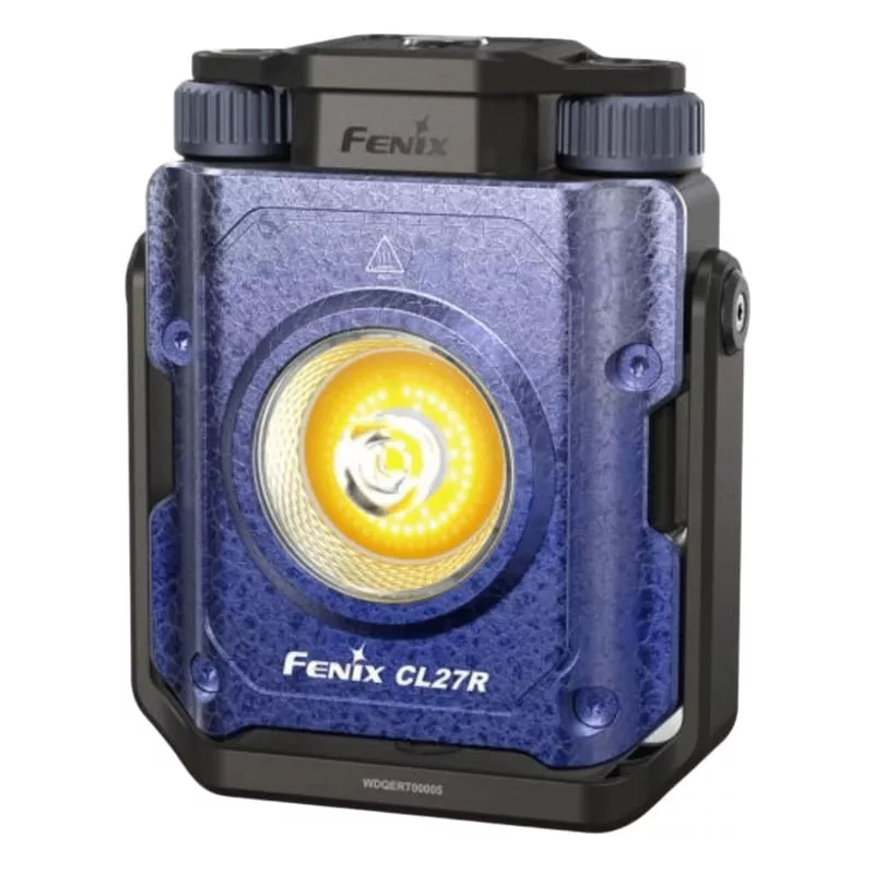 Lanterne LED rechargeable Fenix CL27R avec poignée rotative, base magnétique et double faisceau lumi