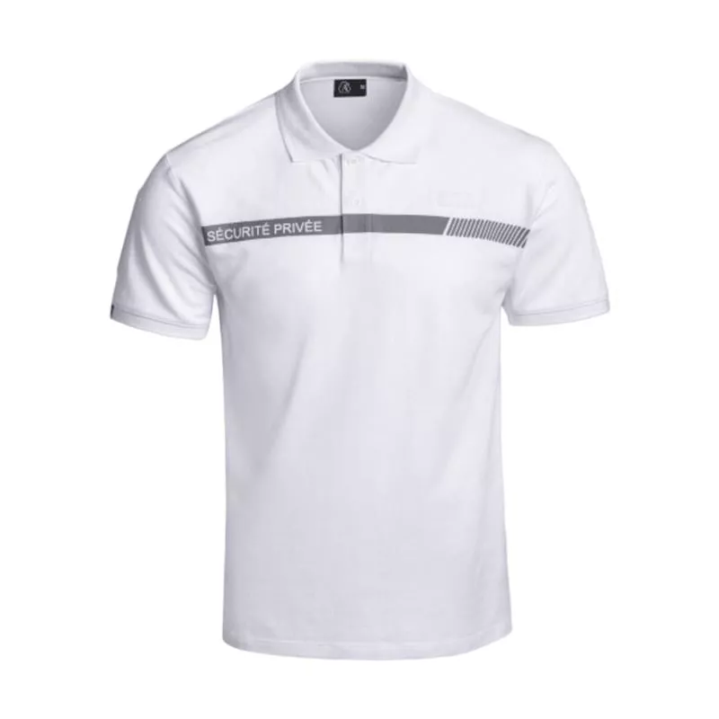 Détail du velcro de bras sur le polo de sécurité SÉCU-ONE A10 Equipment compatible avec le porte-car