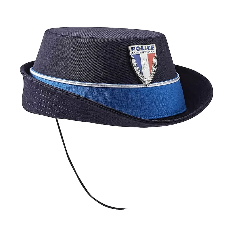 Packshot du chapeau de cérémonie femme police municipale OROD 1990140 sur fond blanc.