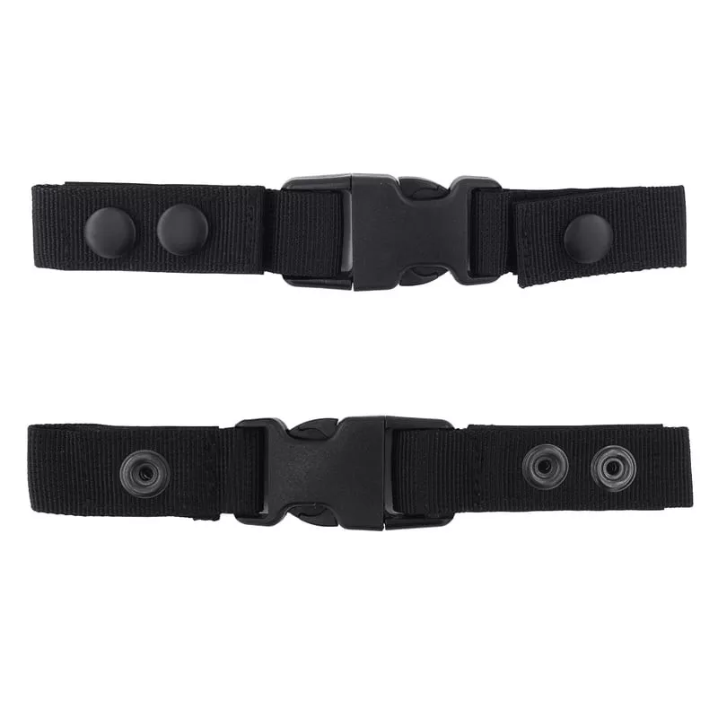 Porte-casque Patrol MO, support tactique fixé au ceinturon en polyester résistant, vue de côté avec 