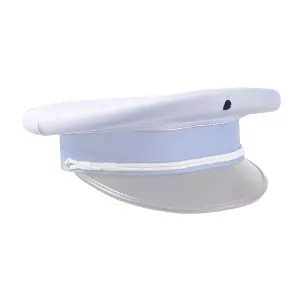 Housse blanche Casquette de Cérémonie Homme Police Municipale