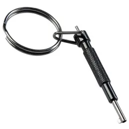 Clé universelle pour menottes avec anneau porte-clé