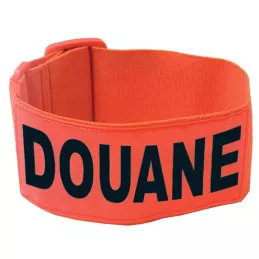 Brassard Douane Fluorescent Orange