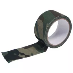 Ruban adhésif en tissu Camouflage Woodland