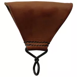 Passant cuir fauve trapézoïdal Armée Française