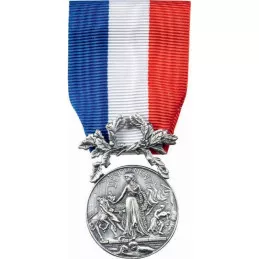 Médaille du Courage et du Dévouement - 2ème Classe Bronze Argenté