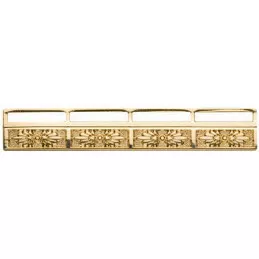 Barrette porte-décorations métal avec motifs 4 places pour médailles réductions