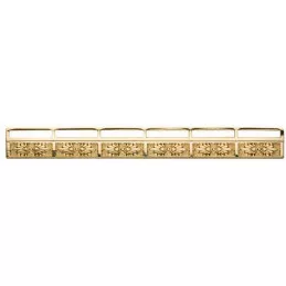 Barrette porte-décorations métal avec motifs 6 places pour médailles réductions
