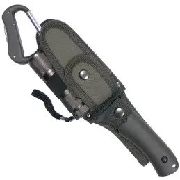 Pack 2 couteaux + 1 lampe LED + 1 mousqueton + étui Vert