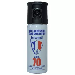 Aérosol de Défense Gel CS 50 ml Puissance 70