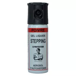 Aérosol de Défense Gel Poivre 50 ml Puissance 70