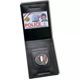 Porte-carte cuir 2 volets GK Pro Format carte de crédit vertical