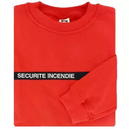 Sweat Sécurité Incendie Brodé