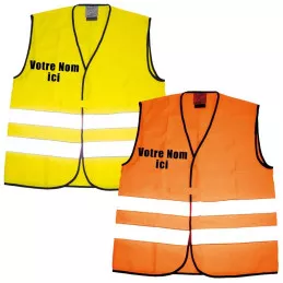 Chasuble Fluo Personnalisé (x 10 pièces)