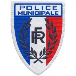 Ecusson Police Municipale plastifié DMB Grand Modèle
