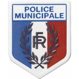 Ecusson Police Municipale plastifié DMB Petit Modèle