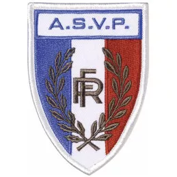 Ecusson ASVP brodé DMB Grand Modèle