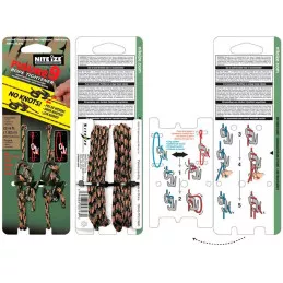 Figure 9 Noir Standard Small Nite-Ize avec corde camouflage