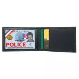 Porte-carte mini cuir 2 volets GK Pro Format carte de crédit Horizontal