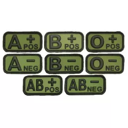 Patch 3D Groupe Sanguin Vert OD
