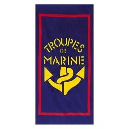 Serviette de plage Troupes De Marine