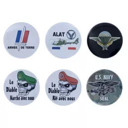 Badges Plastifiés Spécialité Armée