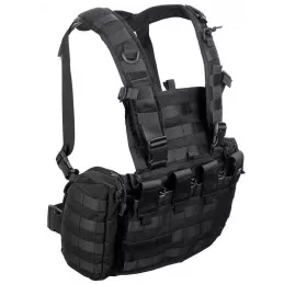 Gilet Chest Rig MKII Tasmanian Tiger Noir