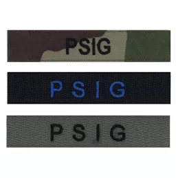 Barrette brodée PSIG