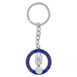 Porte-clés Métal Flamme Gendarmerie