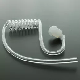 Tube acoustique emboitable de rechange en silicone transparent