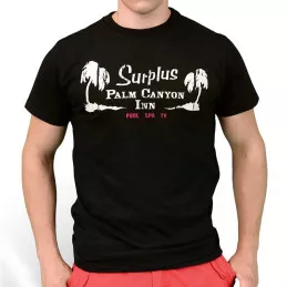 T-shirt manches courtes Palm Tee Noir Surplus Raw Vintage