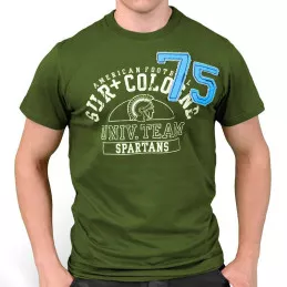 T-shirt manches courtes Spartans Vert Surplus Raw Vintage