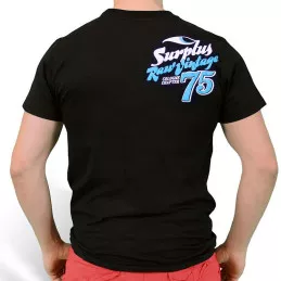 T-shirt manches courtes Surfer Noir Surplus Raw Vintage