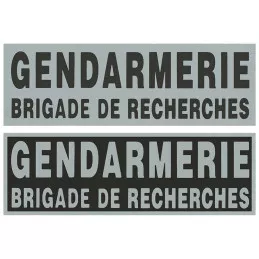 Bande rétroréfléchissante Brigade de Recherches 10 x 30 cm