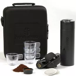 Coffret Outdoor Handpresso avec machine Wild Hybrid Noire
